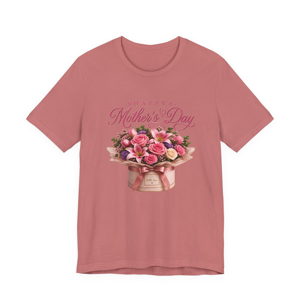 Happy Mother’s Day Floral Tribute Tee™ | Mother’s Day Gift for Mom | AstuTees™ Original